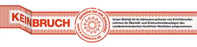 Prüfsiegel der Kampagne „Kein Bruch“